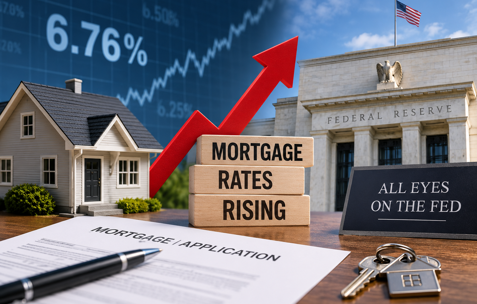 Mortgage Rates Rise as All Eyes Turn to the Federal Reserve