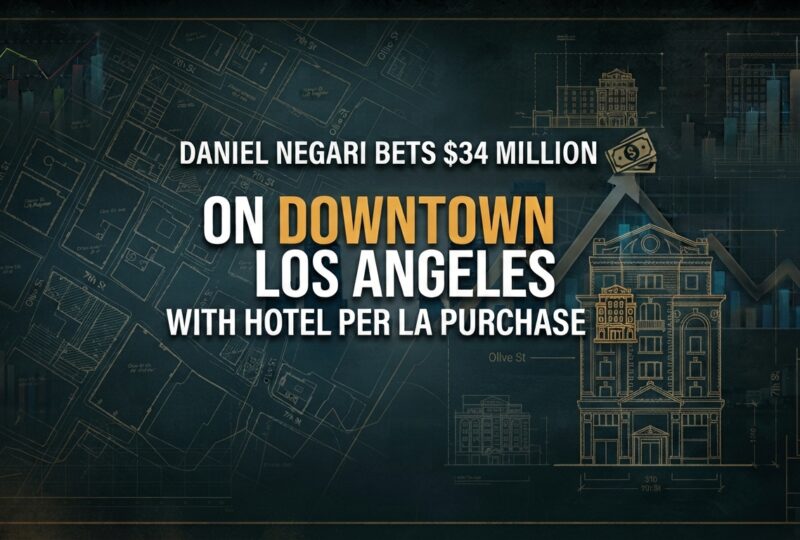 Daniel Negari Bets $34 Million on Downtown Los Angeles With Hotel Per La Purchase