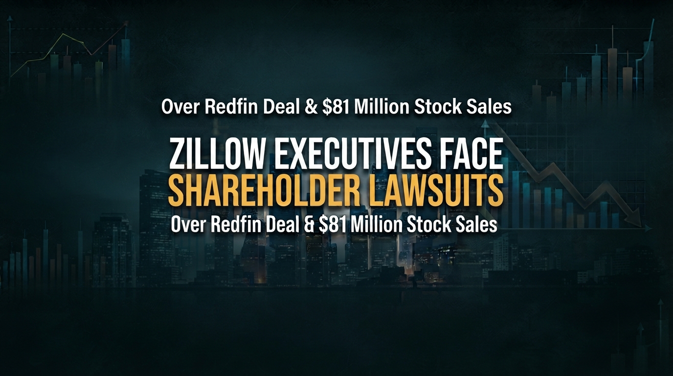 Zillow Executives Face Shareholder Lawsuits Over Redfin Deal and $81 Million in Stock Sales